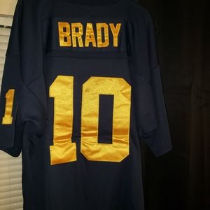Vintage Michigan Tom Brady Jersey